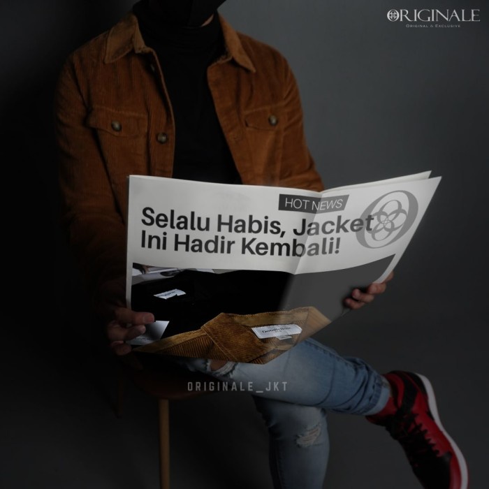 Jaket Corduroy Pria By Gfw - Brown Terlaris