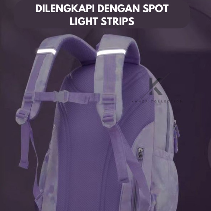 Tas Sekolah Ransel Anak Perempuan / Tas Sekolah Wanita / Tas Sekolah Model Kulkas Anti Air