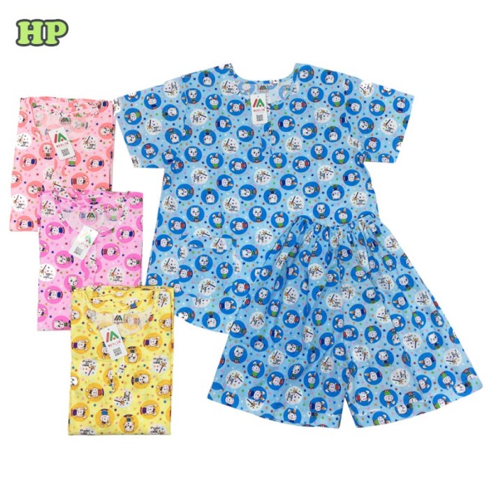 Satuan Baju Tidur Merlin Katun Hotpants Dewasa