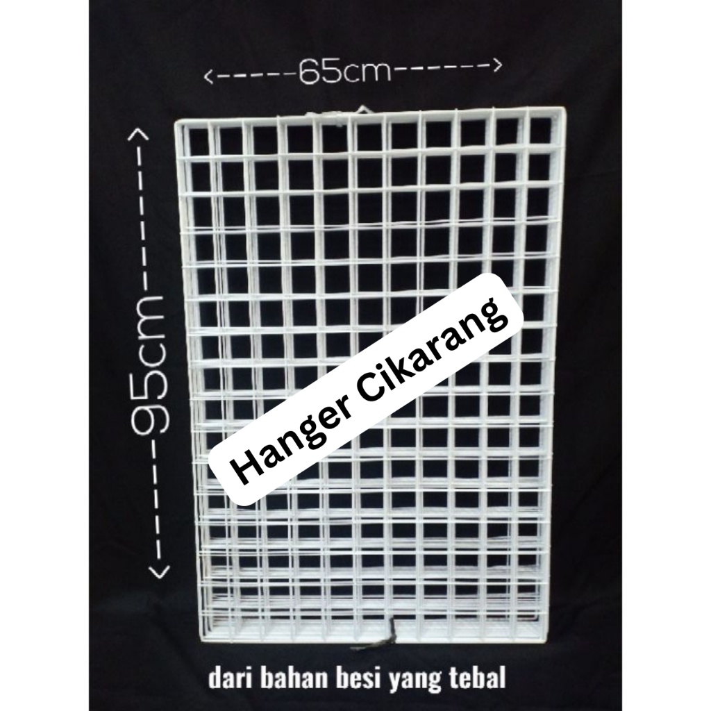 RAM JARING KAWAT TEBAL UKURAN 65 CM X 95 CM / Kawat Ram 65 CM x 95 CM TEBAL 3 MM Rak Display