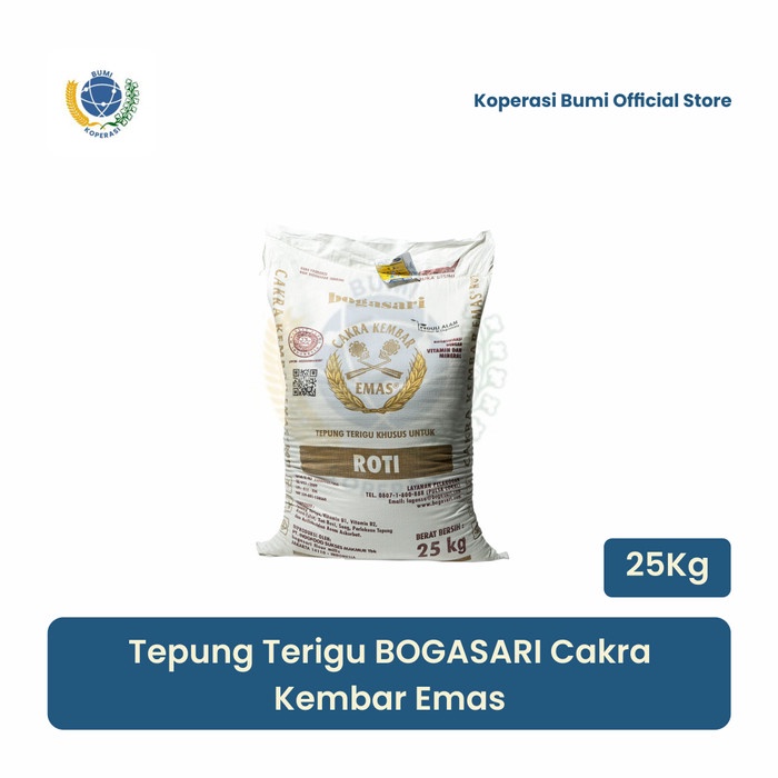 

Tepung Terigu Bogasari Cakra Kembar Emas
