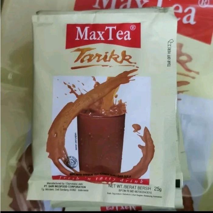 

MaxTea Tarikk 1 pak isi 50 sachet