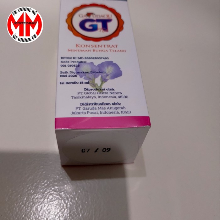 

GT Garudaqu teh biru bunga Telang Asli