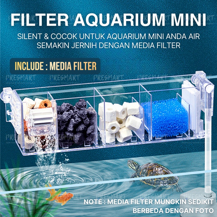 

OBRAL Hanging Hang on Filter Gantung Akrilik External Aquarium Akuarium Ikan