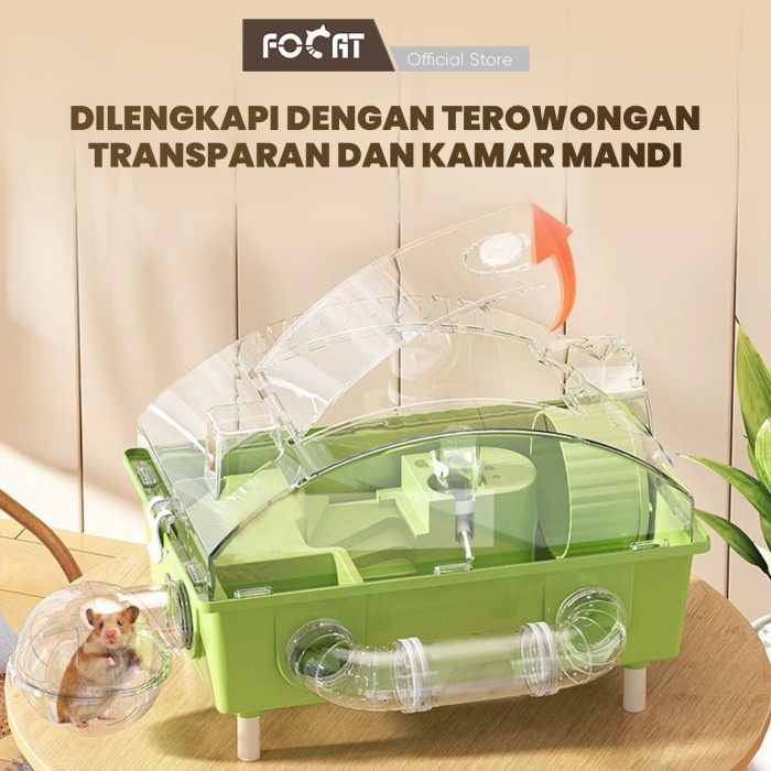 

BIG SALE Focat Kandang Hamster Akrilik F26 Rumah Hamster Tempat Tidur Hamster / Kandang Sugar Glider