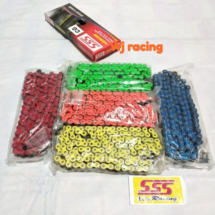 Rantai SSS WARNA KLX 150 - CRF 150 428 HSB 140L