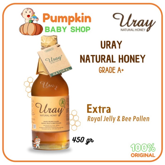 

Sale Terbatas Madu Uray Natural Honey 450Gr Aman