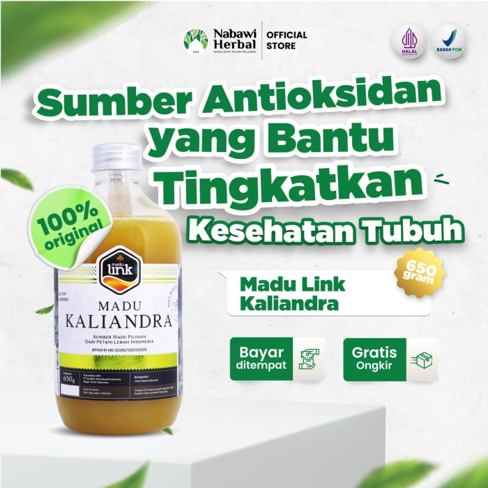 

Sale Terbatas Madu Kaliandra 650 Gr Asli - Madu Link Aman
