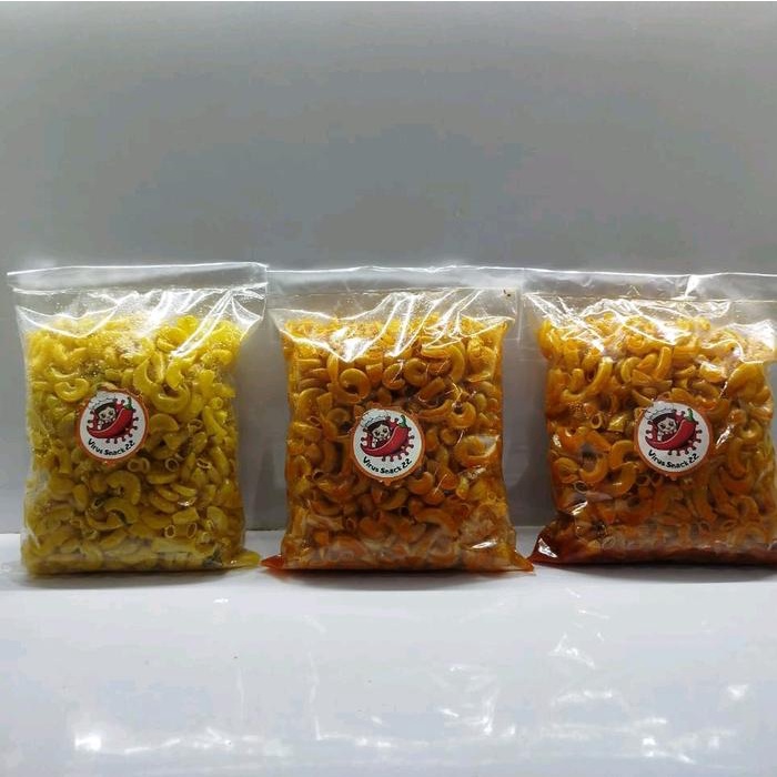 

JTTOP" MAKARONI CIKRUH DAUN JERUK 250GR BUMBU BASAH GURIH /// RENYAH DAN TIDAK KERAS SNACK ASLI