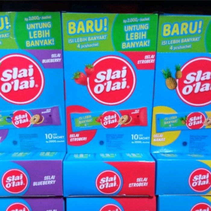 

JTTOP" SLAI OLAI BISKUIT SELAI 10 X 32 GRAM