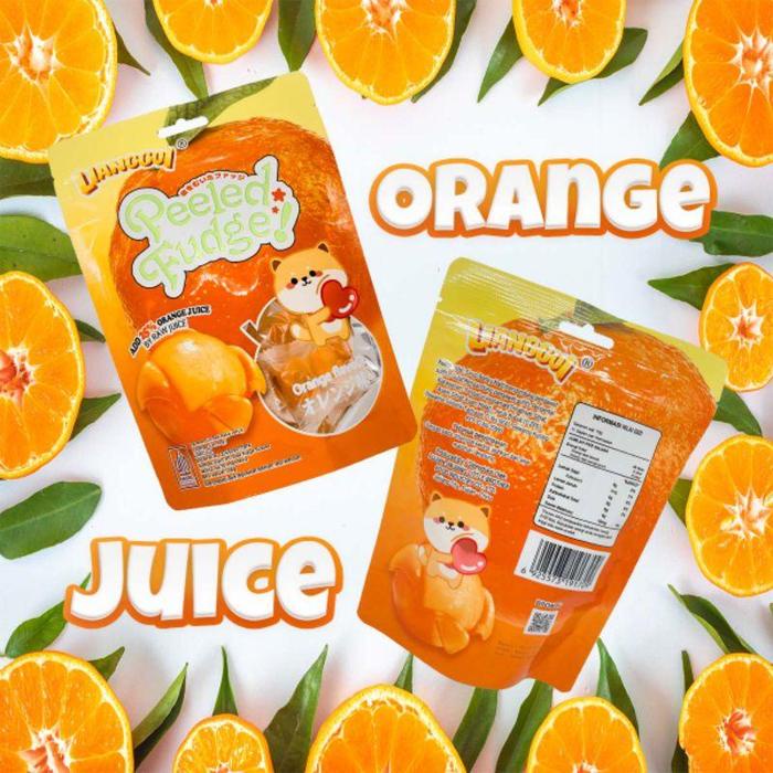 

JTTOP" [HALAL] PERMEN BUAH JELLY KUPAS / PERMEN RASA BUAH MANGGA JERUK & STRAWBERRY FUDGE JELLY /