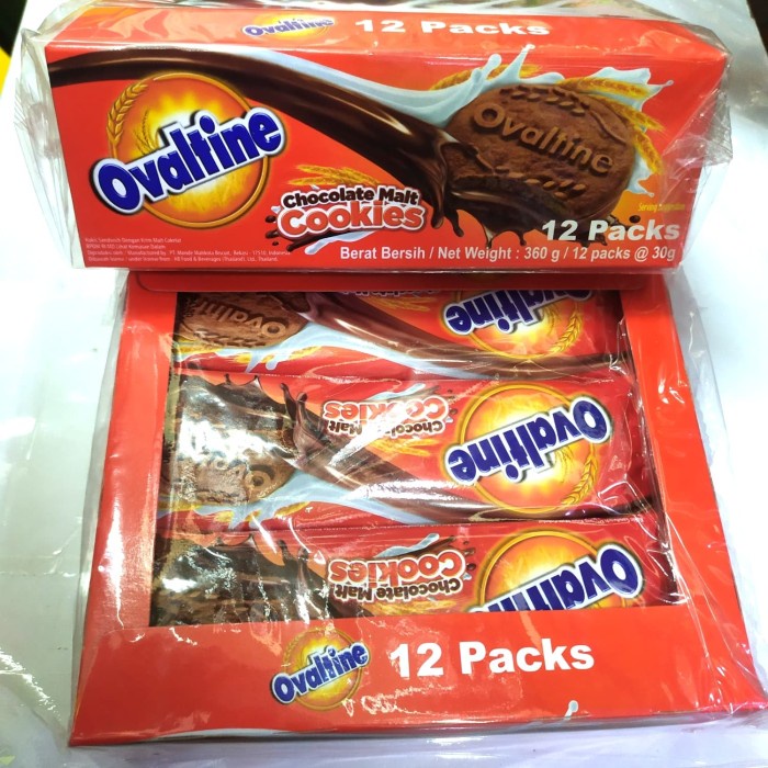 

JTTOP" OVALTINE COKIES/BISKUIT OVALTINE 1PACK ISI 12PCS