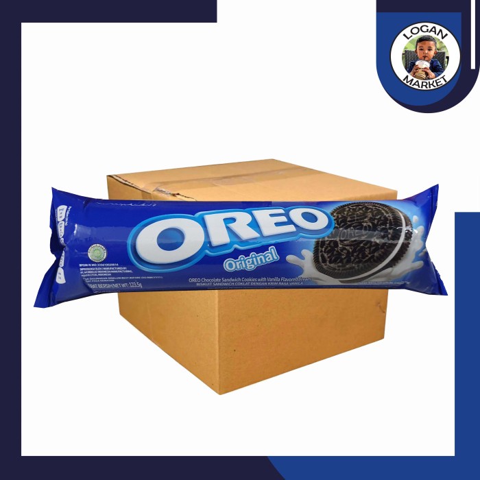 

JTTOP" OREO VANILLA VANILA ROLL 137 133 GRAM 137GRAM 133GRAM 1 DUS KARTON