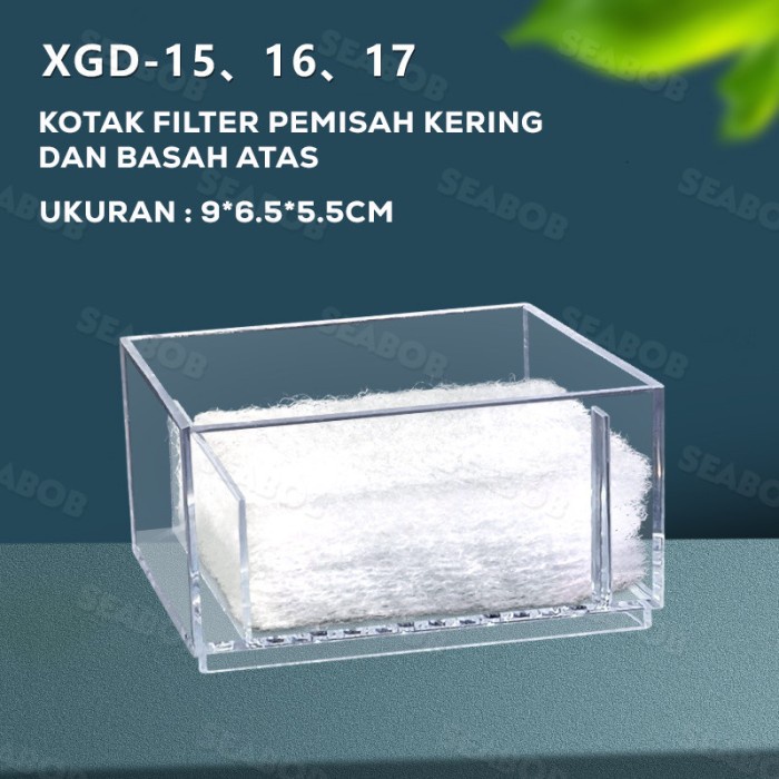 

TERJAMIN SEABOB Hanging / Hang on Filter Aquarium / Filter Gantung Akrilik / XGD15 / XGD16 / XD17 /