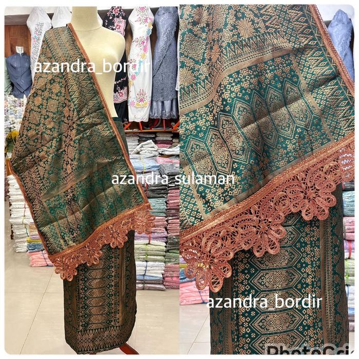 Best Seller Songket Siap Pakai Renda Koto Gadang Bukittinggi Padang