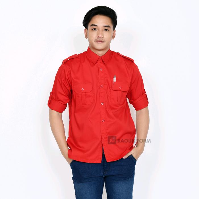 JTTOP" SERAGAM PDL/KEMEJA PDL/BAJU PDL LAPANGAN/KEMEJA KANTOR PRIA/PAKAIAN PRIA/KEMEJA SERAGAM