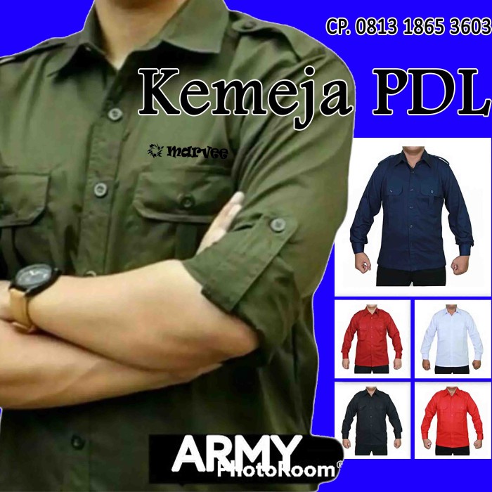 JTTOP" KEMEJA PDL / SERAGAM PDL / BAJU LAPANGAN LENGAN PANJANG