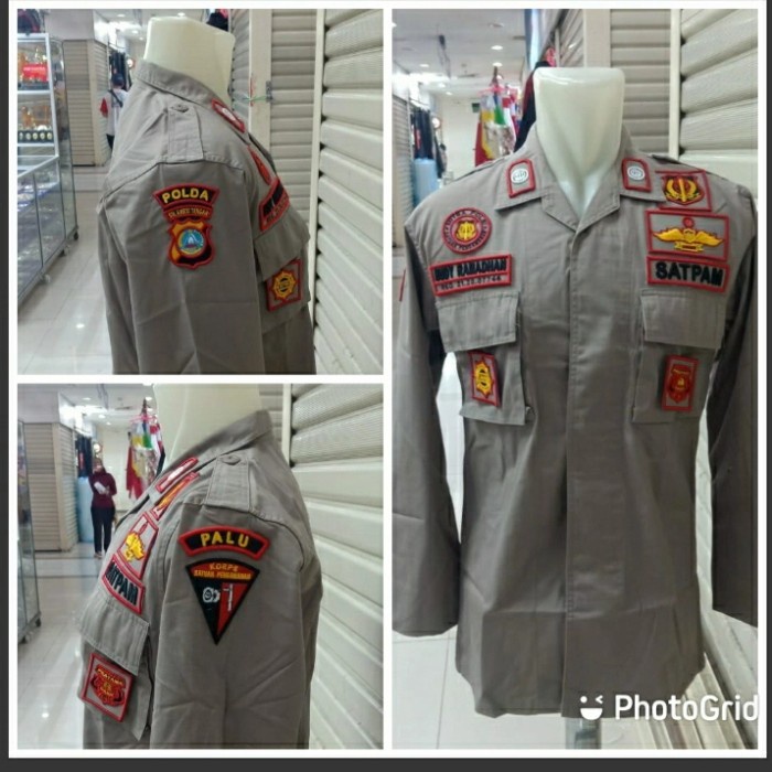 JTTOP" KEMEJA PDL SATPAM BORDIRAN TIMBUL TERBARU