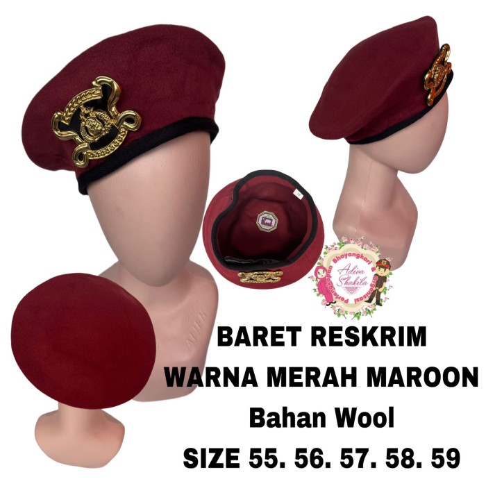 JTTOP" BARET RESKRIM MERAH