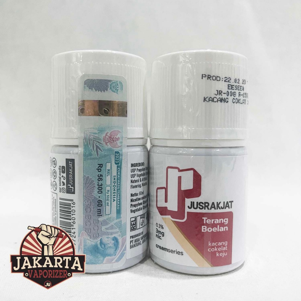 TERANG BOELAN KATJANG TJOKLAT KEDJU 60ML 3MG 6MG 9MG BY TJITA RASA WE!!
