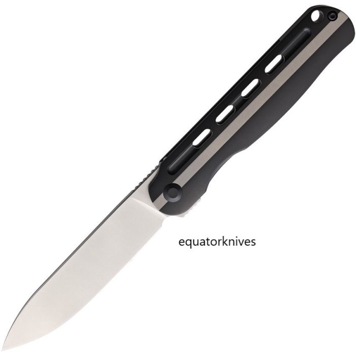 KI4567A1 Kizer Cutlery Latt Vind Framelock S35VN Black gray titanium