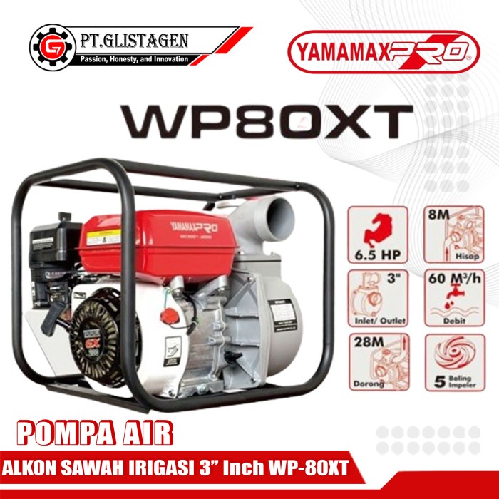 Promo Terbatas Yamamax Pro Wp 80Xt Pompa Air Alkon Sawah Irigasi 3" Inch Water Pump