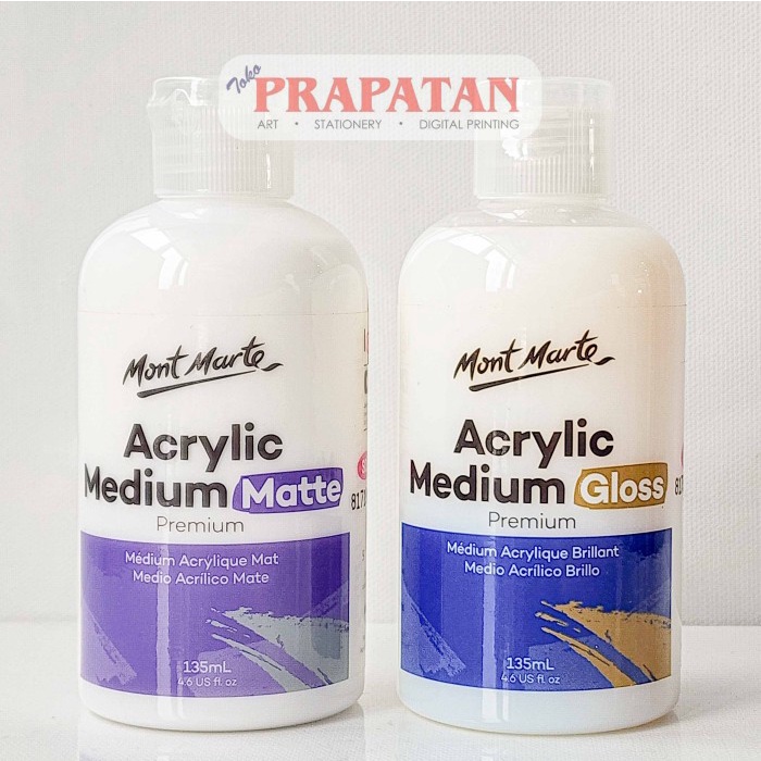 

SALE Mont Marte Acrylic Medium 135ml Medium Cat Akrilik