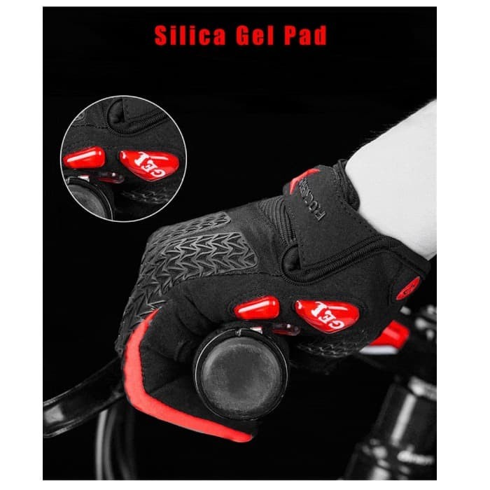 Sarung Tangan Sepeda Mtb Rockbros Roadbike Sepeda Lipat Full Gel #Gratisongkir