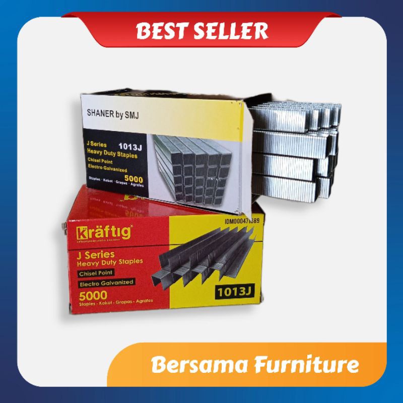 

Isi Staples Tembak KRAFTIG SHANER SMJ 1013J / Refil Staples Paku Tembak Model U