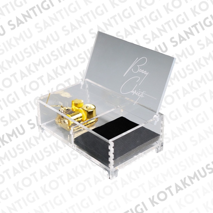 

GRATIS ONGKIR Kotakmusik akrilik Otomatis Dengan Tempat Cincin