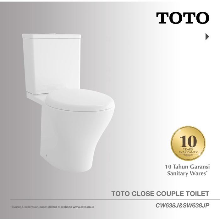 TOTO Closet CW638J/SW638JP Closet Duduk - Kloset - Kloset Duduk