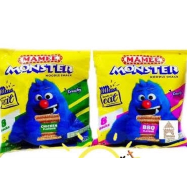 

Mamee monster / snack noodles / snack ringan/ BBQ/ Ayam WE!