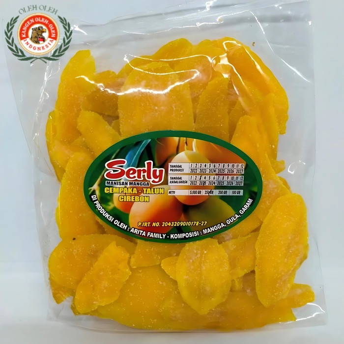 

Manisan Mangga Kering Cirebon Indramayu Serly 250gr Oleh Oleh Khas WE!