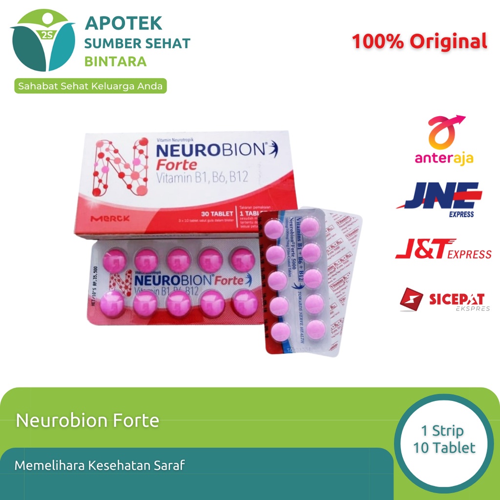 Neurobion forte 1 strip 10 tablet