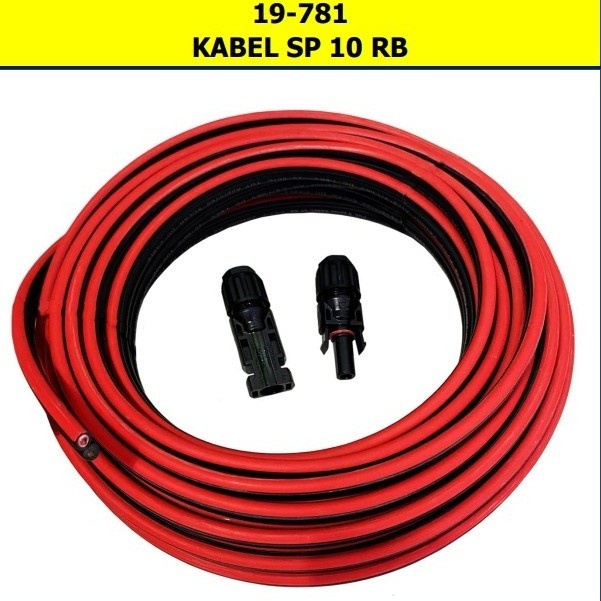 Kabel Solar Panel Kabel Panel Surya Kabel Solar Cell 2x4mm 10m