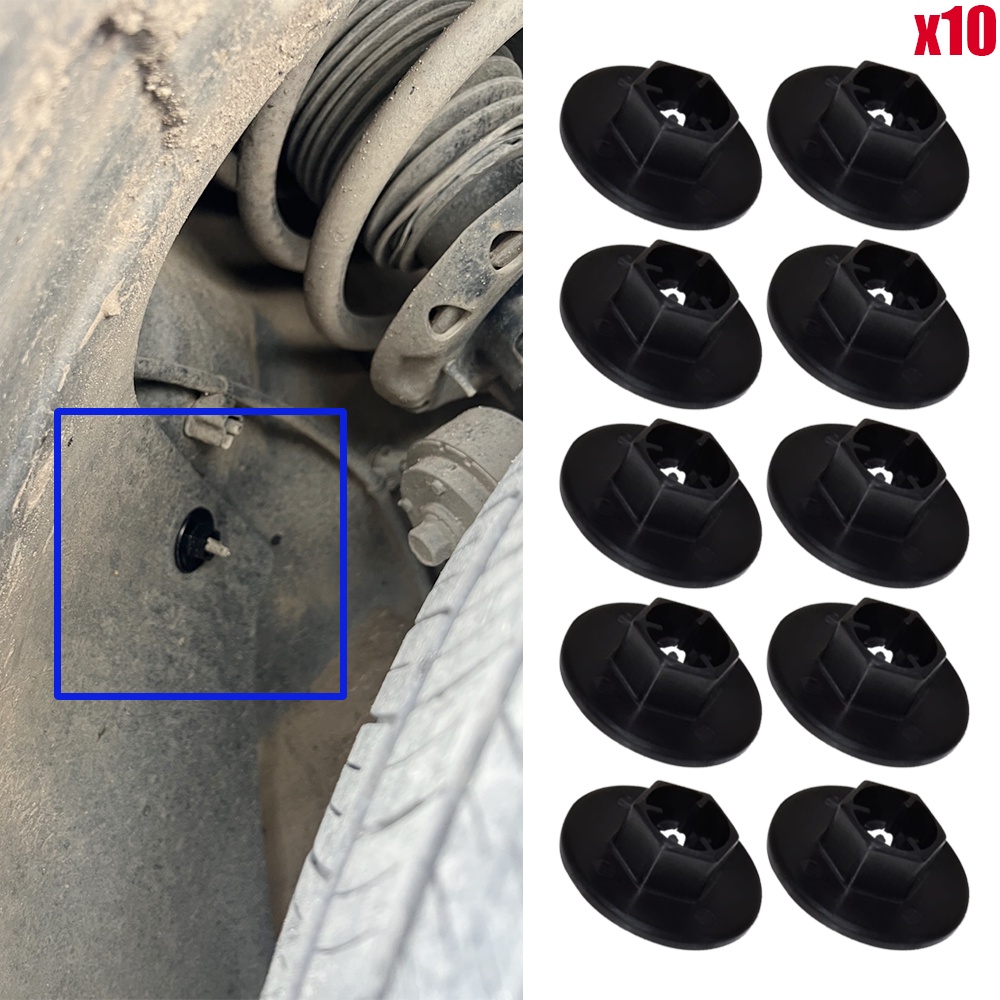 10X Auto Wheel Ar  Liner Splashguard Panel Plug Clips For Hyundai Accent Elantra Touring Equus Kona