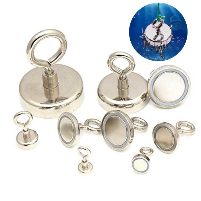 

Terlaris Magnet Neodymium Super Strong Kuat Model Bulat Besar Magnet Fishing