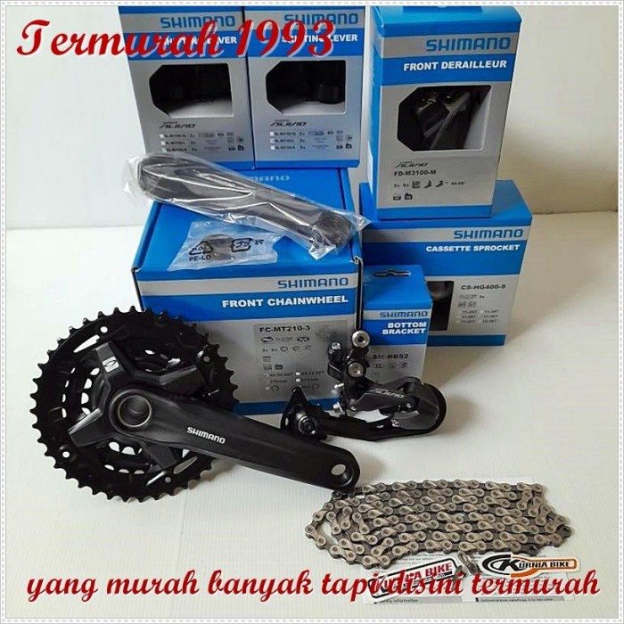 mini groupset shimano alivio tanpa rem Sparepart Sepeda Termurah *