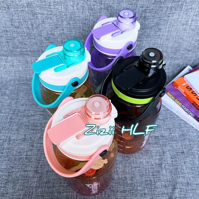 Botol minum Hlf ukuran 1500 ml dengan 2 cara minum