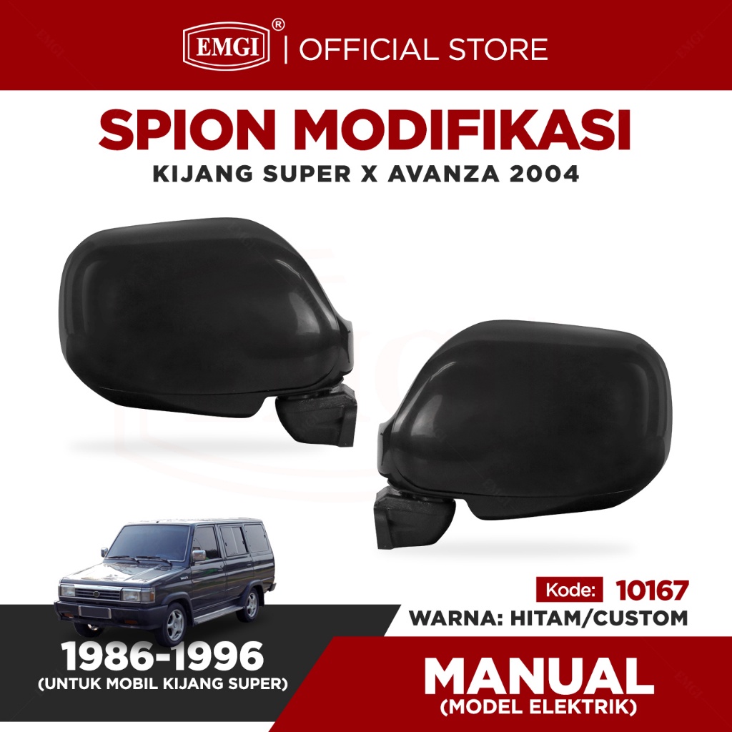 Modifikasi Spion Mobil Kijang Super housing Avanza Xenia 2004 - Manual