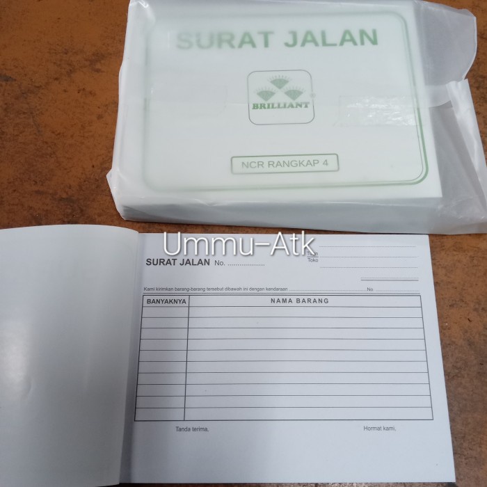 

Surat jalan rangkap 4 ply besar