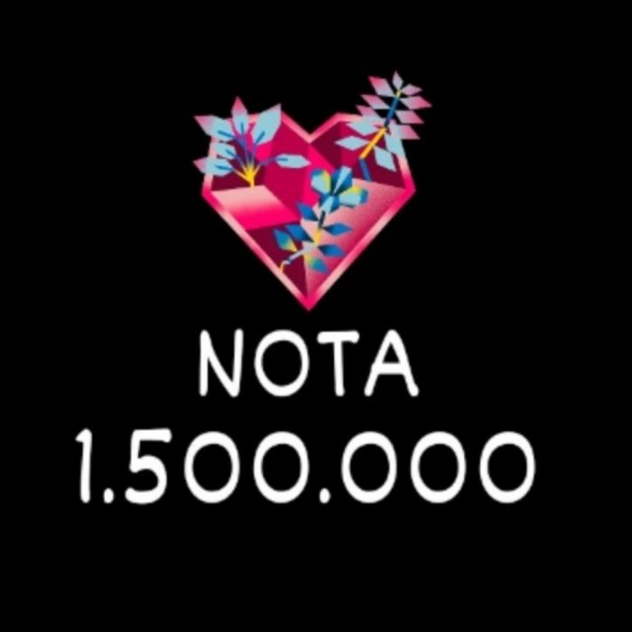 

HOT SALE! nota 1,5 juta
