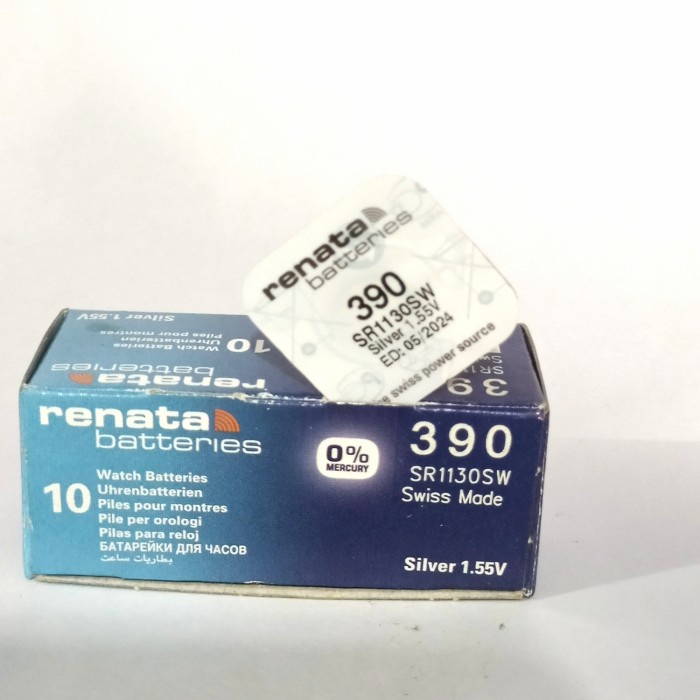 batre RENATA 390 SR 1130 SW batre jam tangan Swatch original Renata