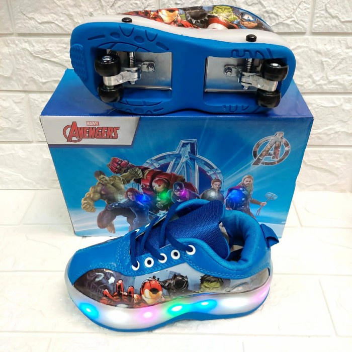 SEPATU RODA / SEPATU RODA 4 LED ANAK / SEPATU RODA 4 LED KARAKTER ANAK