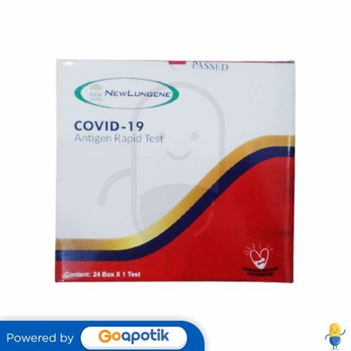 Ready NEW LUNGENE COVID-19 ANTIGEN RAPID TEST KIT NASAL BOX 24 PCS