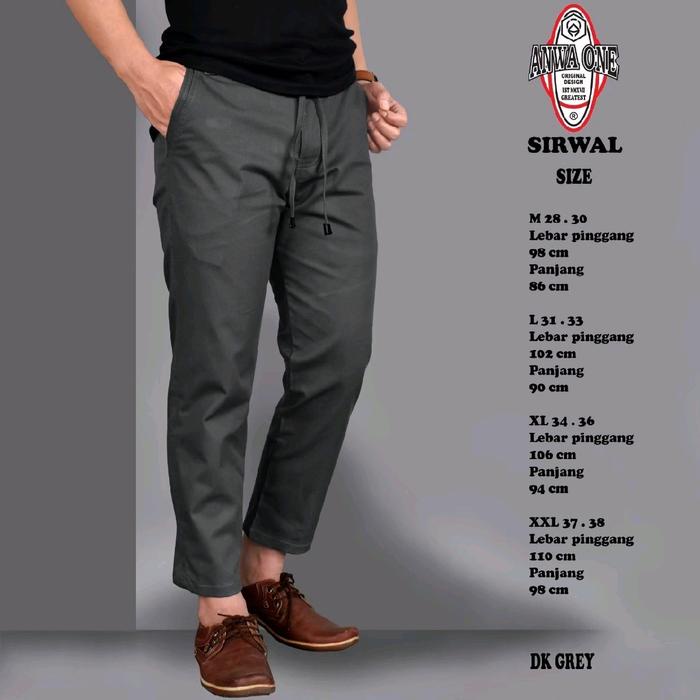 celana sirwal muslim premium celana sirwal kantor pria original Anwa One