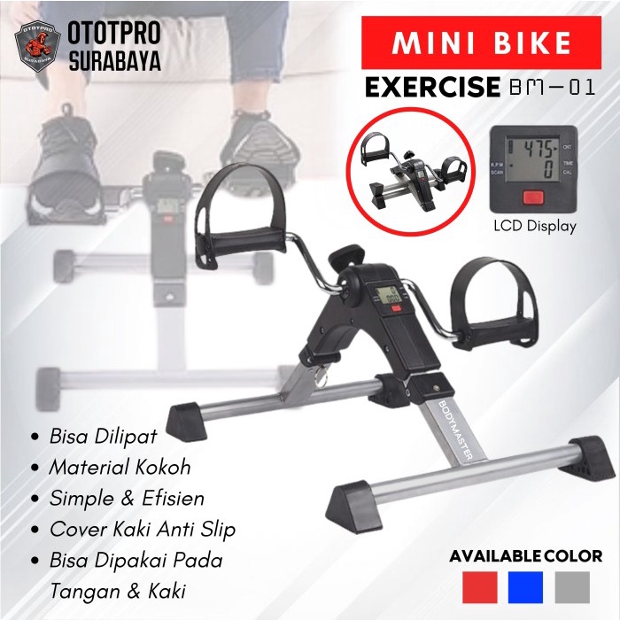 Sepeda Statis Mini - Portable Bike /Kaki/Meja/Terapi/Tangan/Duduk *