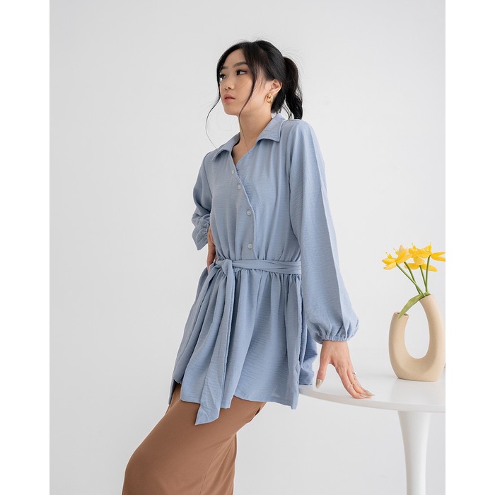 Atasan Wanita Nzinga AYU blouse korean style crinkle