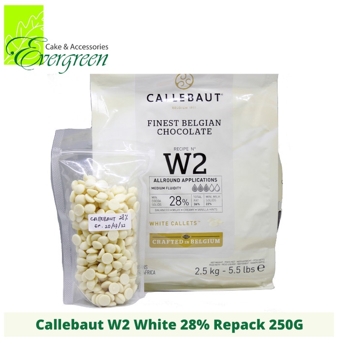 

BARANG TERLARIS Callebaut W2 White Repack 250G