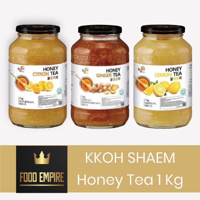 

BARANG TERLARIS KKOH SHAEM Honey Tea 1 Kg Lemon Citron Ginger Teh Madu Korea
